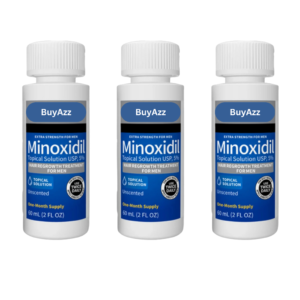 Minoxidil 5% Solution – 60ml | 3 Pieces